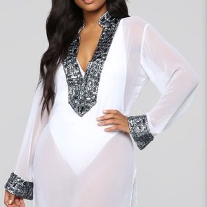 Mystic jewel beach cover up